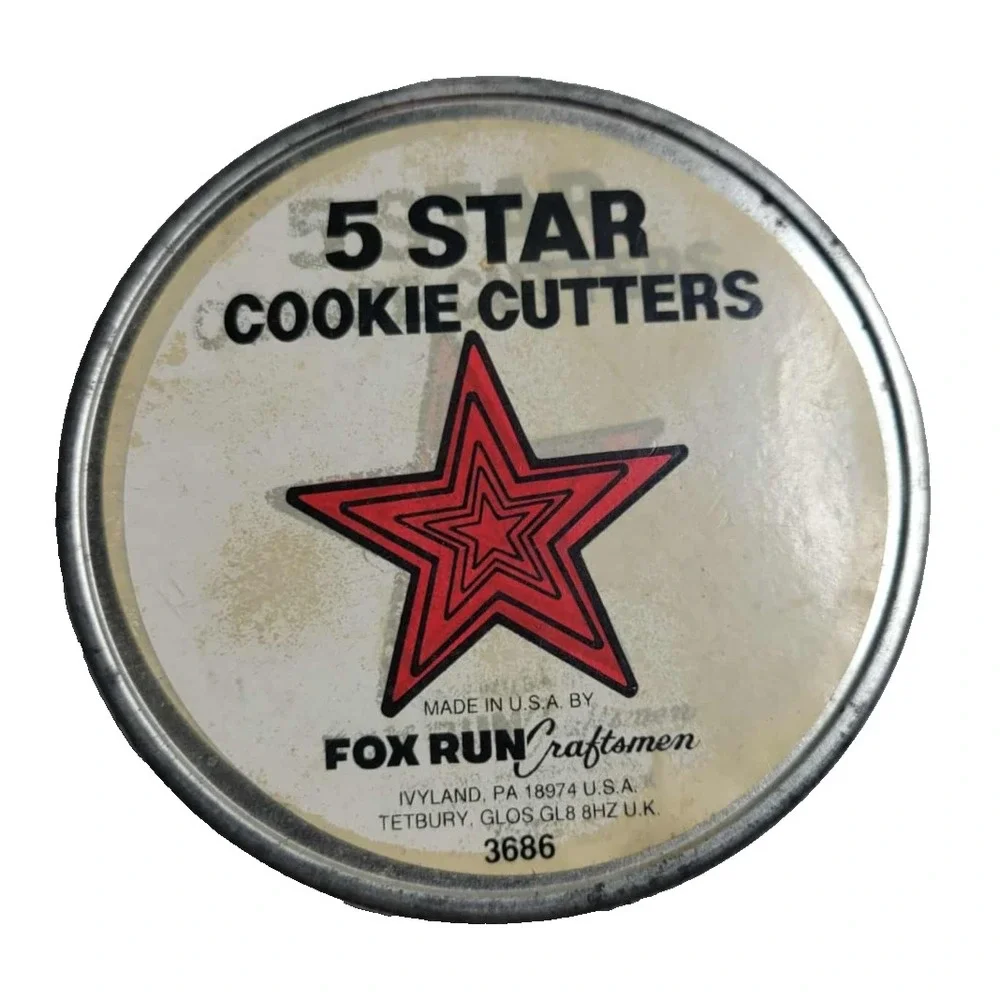 Vintage Fox Run Craftsmen Mini Cookie Cutters‎